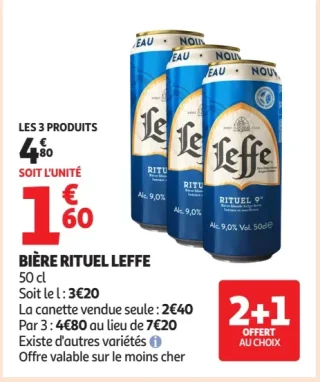 Bière Rituel Leffe 50 cl