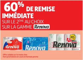 Papier hygiénique et mouchoirs Renova