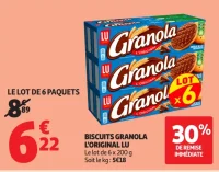 Biscuits Granola L'Original LU