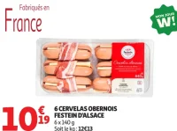 6 cervelas obernois Festein d'Alsace