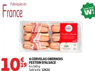 6 cervelas obernois Festein d'Alsace