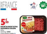 Haché au bœuf ultra savoureux Socopa