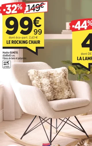 Le rocking chair Olmeto Atmosphera