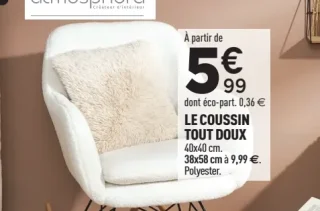 Le coussin tout doux
