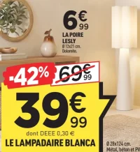 Lampadaire Blanca Atmosphera
