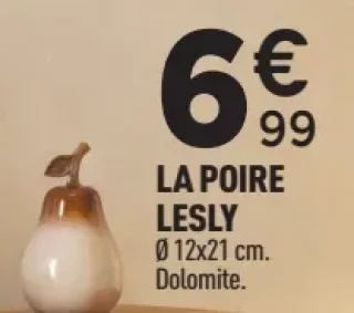 Déco poire Lesly Atmosphera