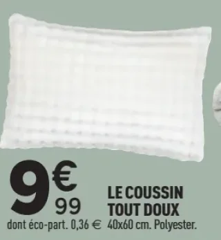 Le coussin tout doux Gamme Warmy