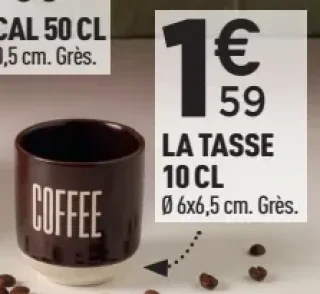 La tasse 10 cl
