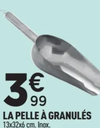 La pelle à granulés