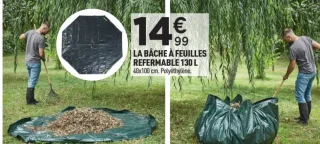 La bâche à feuilles refermable 130 L