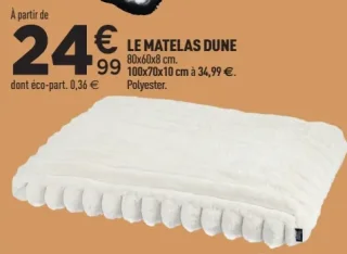 Le matelas Dune