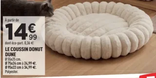 Le coussin donut Dune