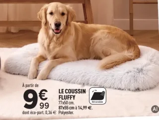 Le coussin Fluffy