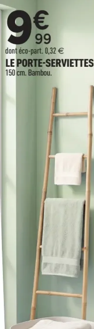 Le porte-serviettes 150 cm