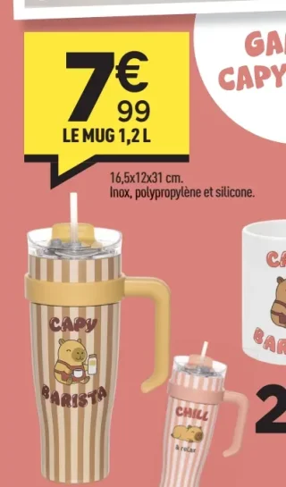 Mug 1,2 L Capybara Barista