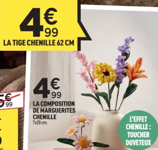 La tige chenille 62 cm