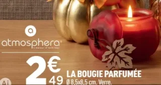 La bougie parfumée Atmosphera
