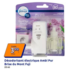 Désodorisant électrique Ambi Pur Brise du Mont Fuji
