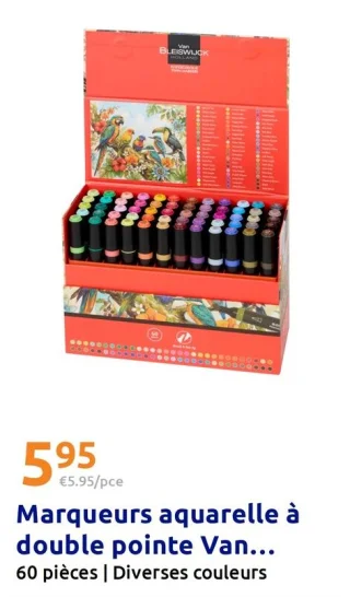 Marqueurs aquarelle à double pointe Van Bleiswijck