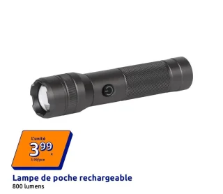 Lampe de poche rechargeable