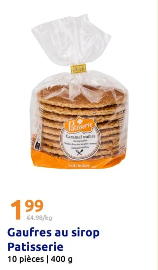 Gaufres au sirop Patisserie