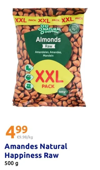 Amandes Natural Happiness Raw