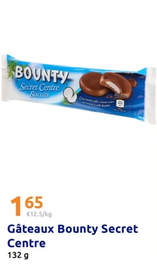 Gâteaux Bounty Secret Centre