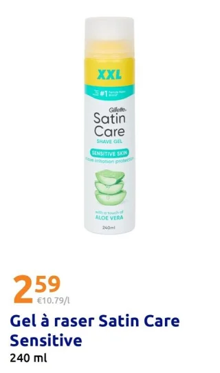 Gel à raser Satin Care Sensitive