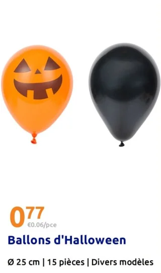 Ballons d'Halloween