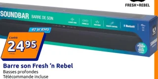 Barre son Fresh 'n Rebel