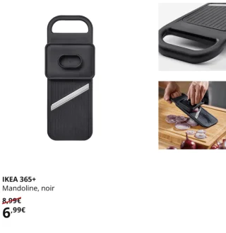 Mandoline, noir IKEA 365+