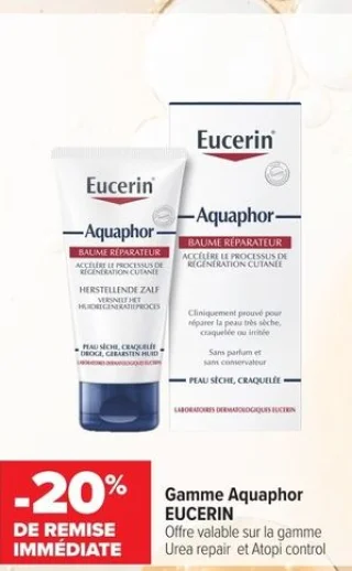 Gamme Aquaphor EUCERIN