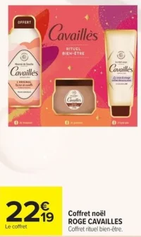 Coffret noël ROGE CAVAILLES Coffret rituel bien-être.