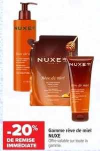 Gamme Rêve de miel Nuxe