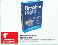 Bandelettes nasales BREATHE RIGHT