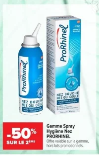 Gamme Spray Hygiène Nez PRORHINEL