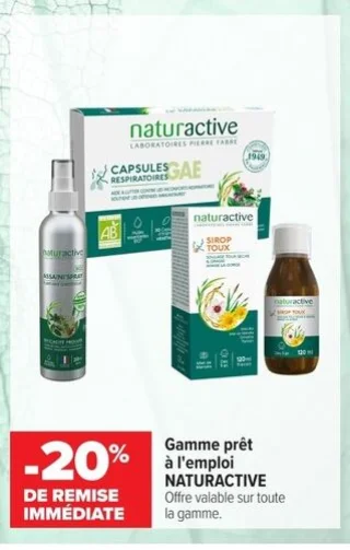 Gamme prêt à l'emploi NATURACTIVE