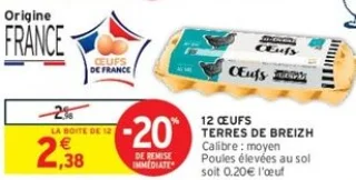 12 Œufs Terres de Breizh