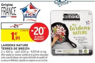 Lardons nature Terres de Breizh