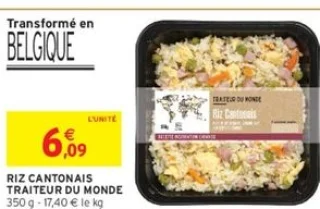 Riz cantonais Traiteur du Monde