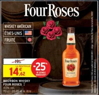 Bourbon Whisky Four Roses 40% vol.