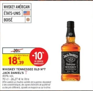 Whiskey Tennessee Old N°7 Jack Daniel's 40% vol.