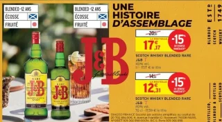 Scotch whisky blended Rare J&B 40% vol.