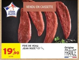 Foie de veau Jean Rozé