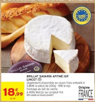 BRILLAT SAVARIN AFFINÉ IGP LINCET