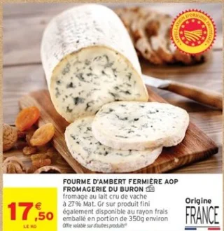 FOURME D'AMBERT FERMIÈRE AOP FROMAGERIE DU BURON