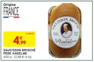 SAUCISSON BRIOCHÉ PÈRE ANSELME