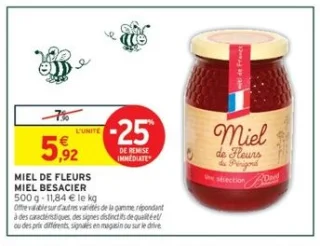 Miel de fleurs Miel Besacier