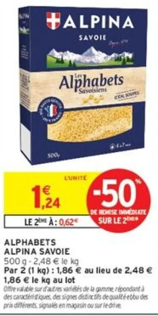 Alphabets Alpina Savoie