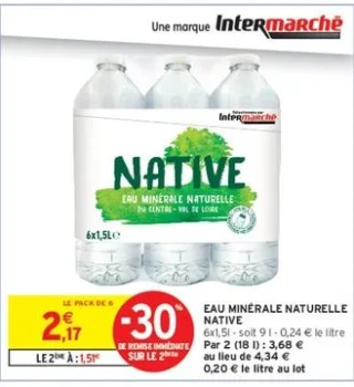Eau minérale naturelle du Centre-Val de Loire Native